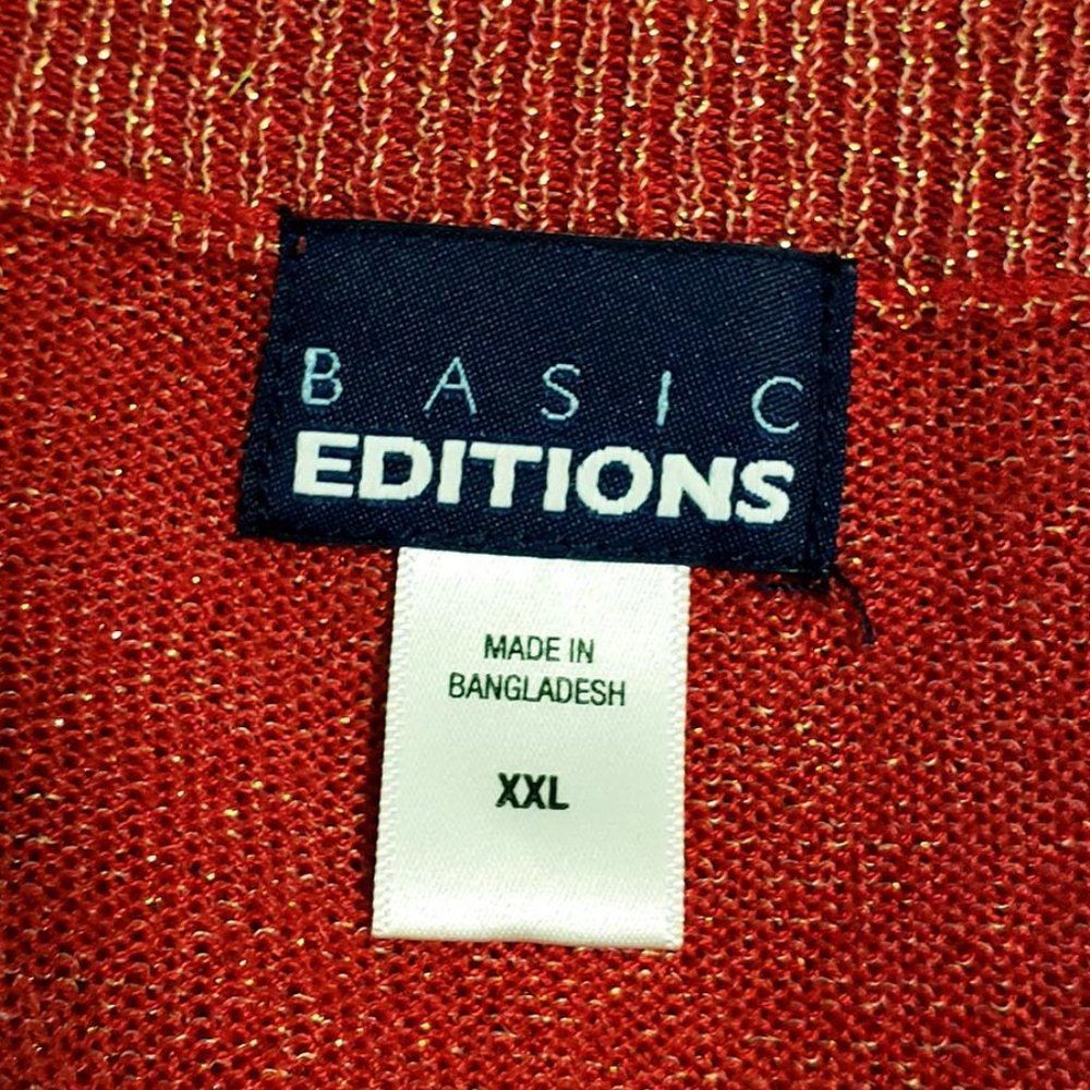 Basic Editions Metallic Cardigan - Picture 8 of 8